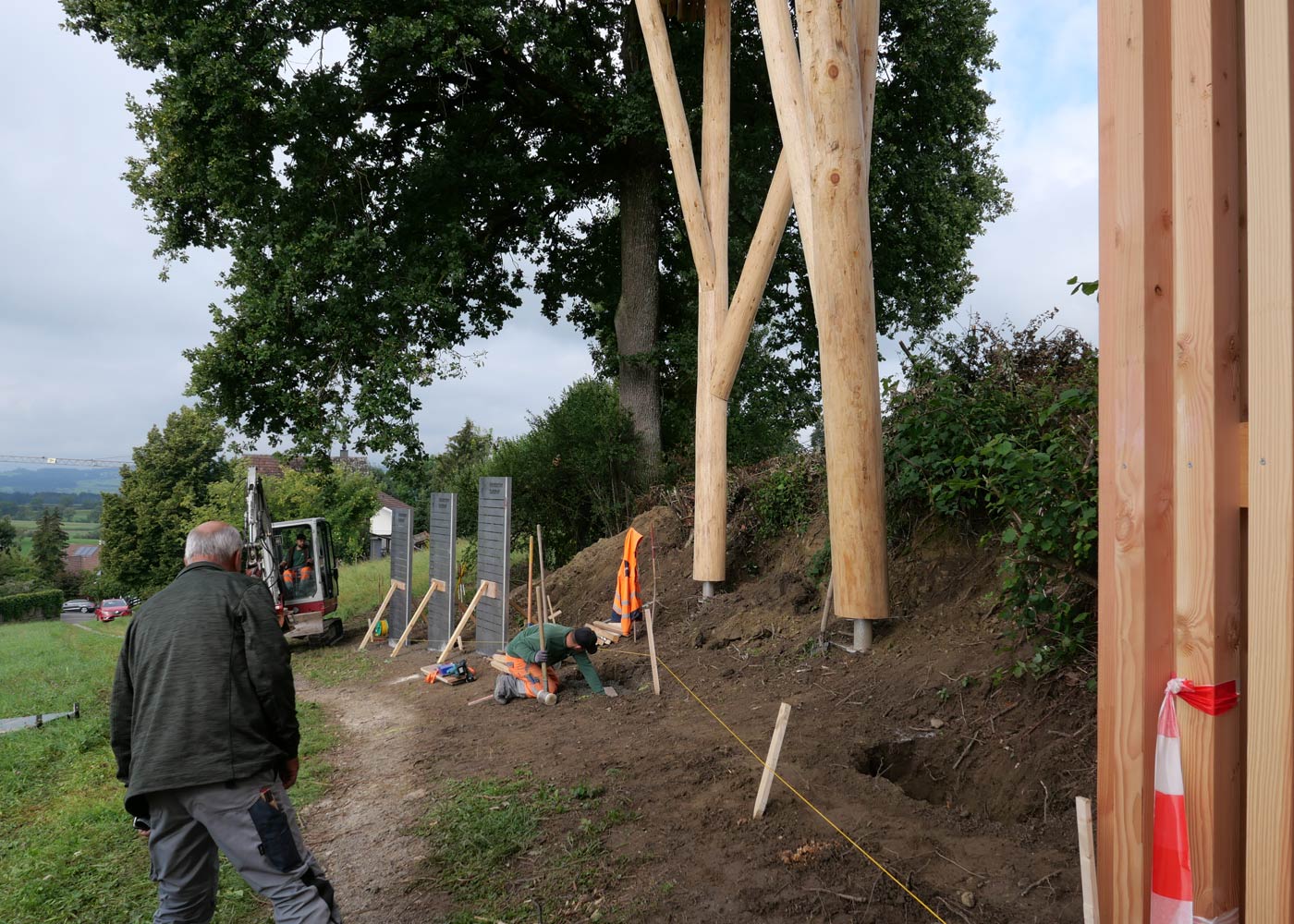 Die Entstehung des Turmes