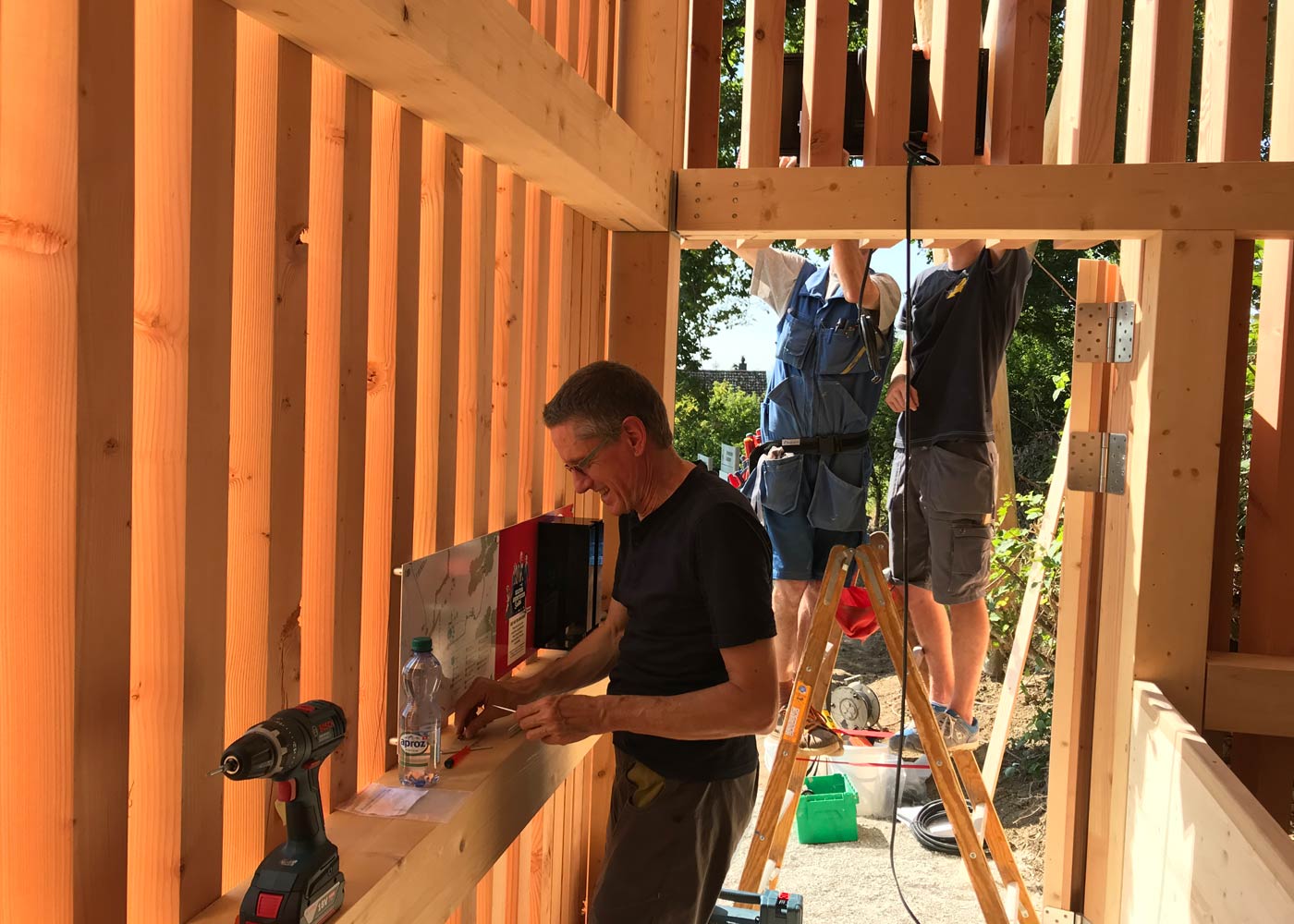 Die Entstehung des Turmes