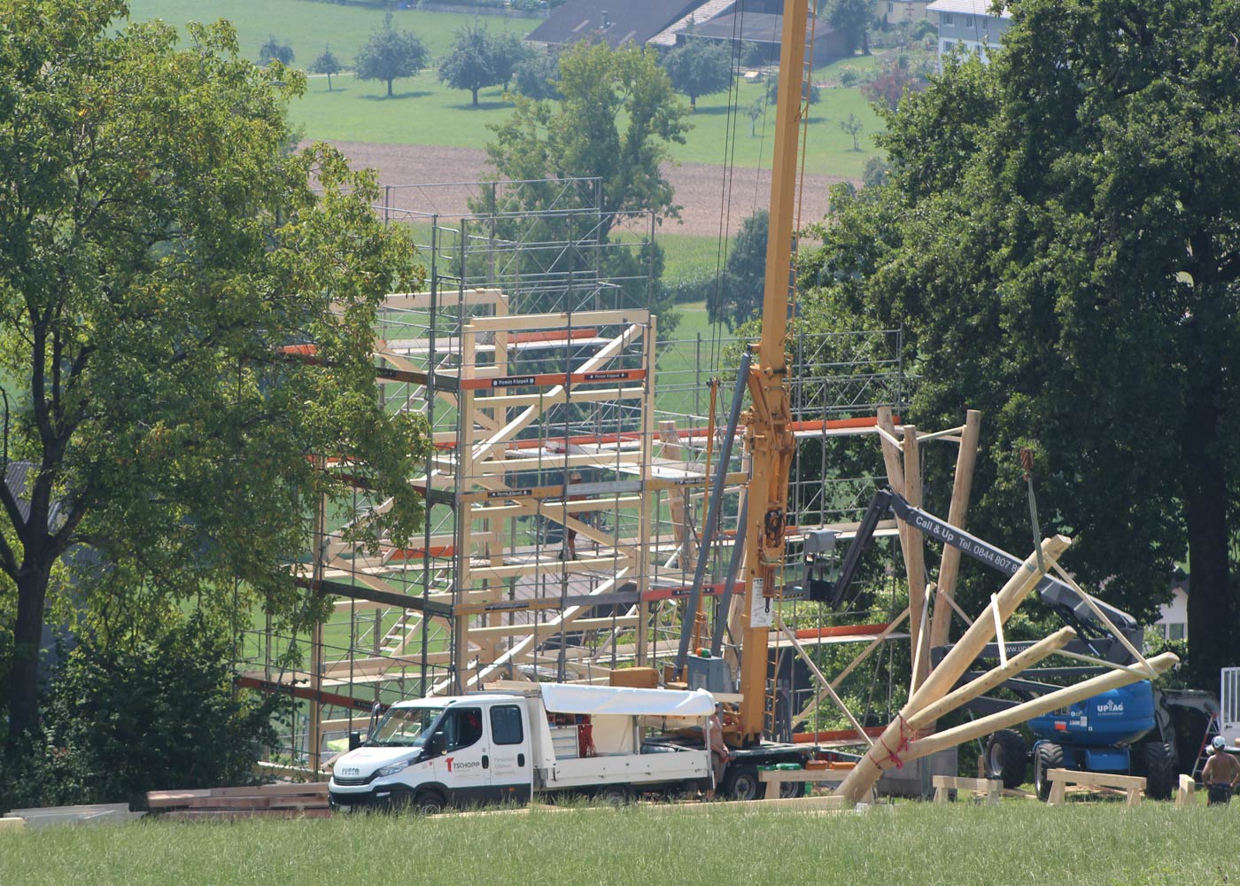 Die Entstehung des Turmes