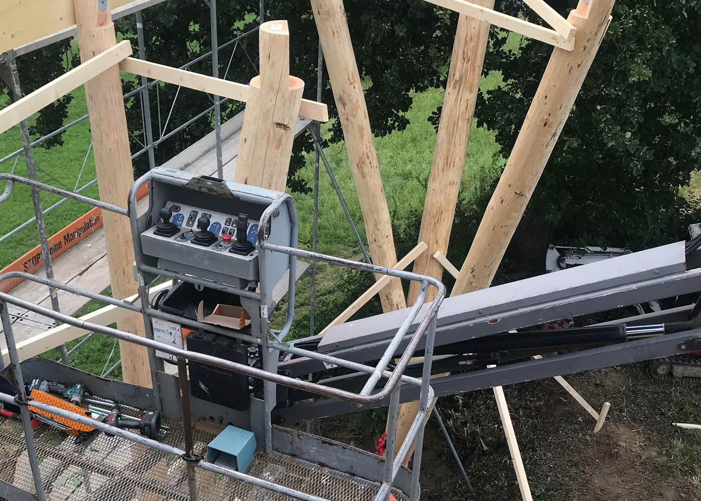 Die Entstehung des Turmes